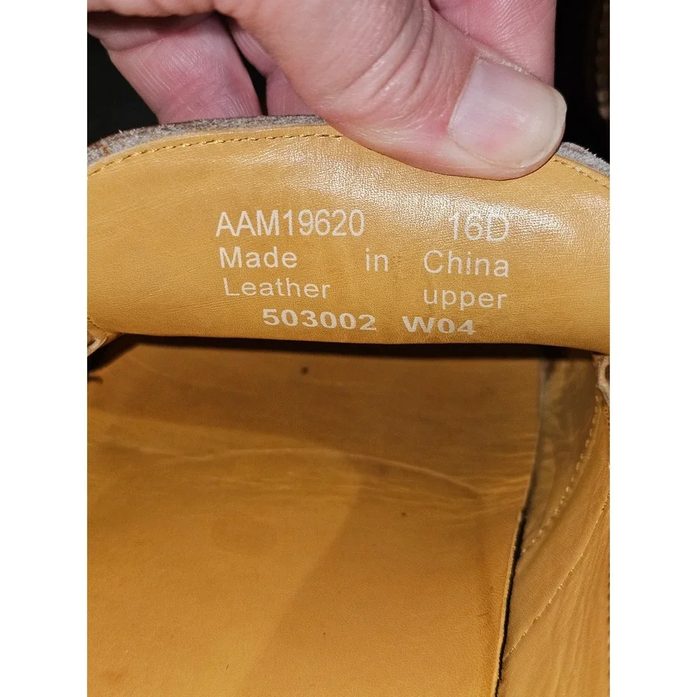 Polo Ralph Lauren Men's Alston Leather Penny Loafers Tan Brown Slip On 16D 16
